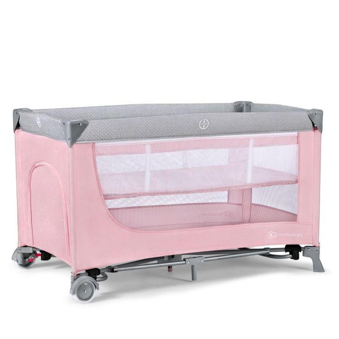 bonen Wantrouwen geluid Baby-Budget | Kinderkraft Campingbed - Leody - Roze - Reisbed | Baby-Budget