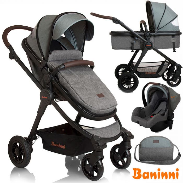 Anoniem Maxim kijken Baby-Budget | Kinderwagen Baninni Ayo Inspire LTD (incl. autostoel en tas)  | Baby-Budget
